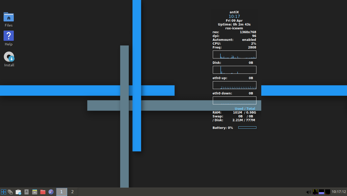 Antix Linux Screenshot